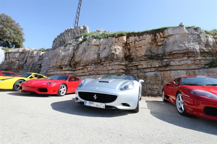Ferrari Club Lebanon at Edde Sands